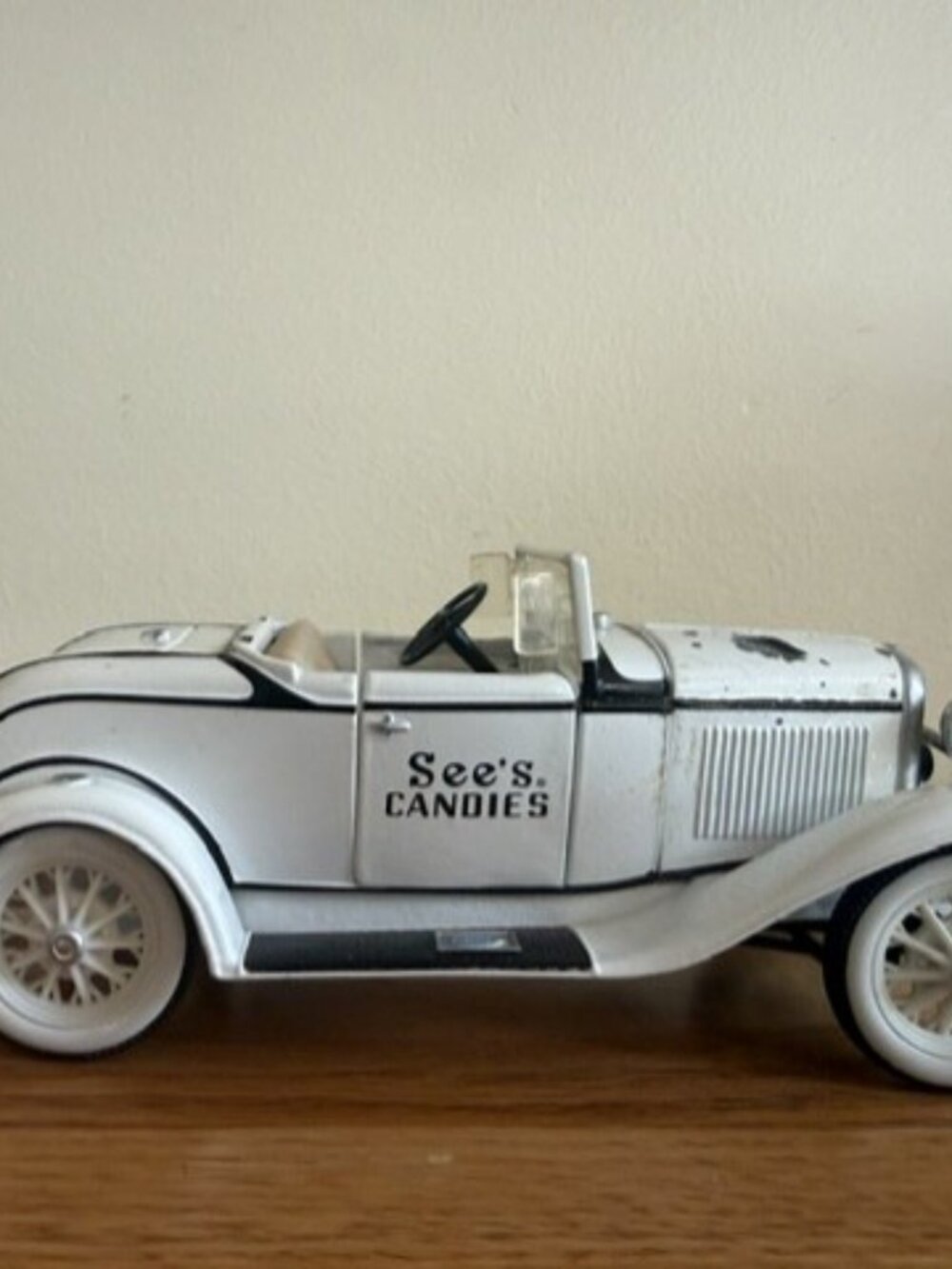 Ford Model A Car White 1930 Roadster ERTL See's Candies